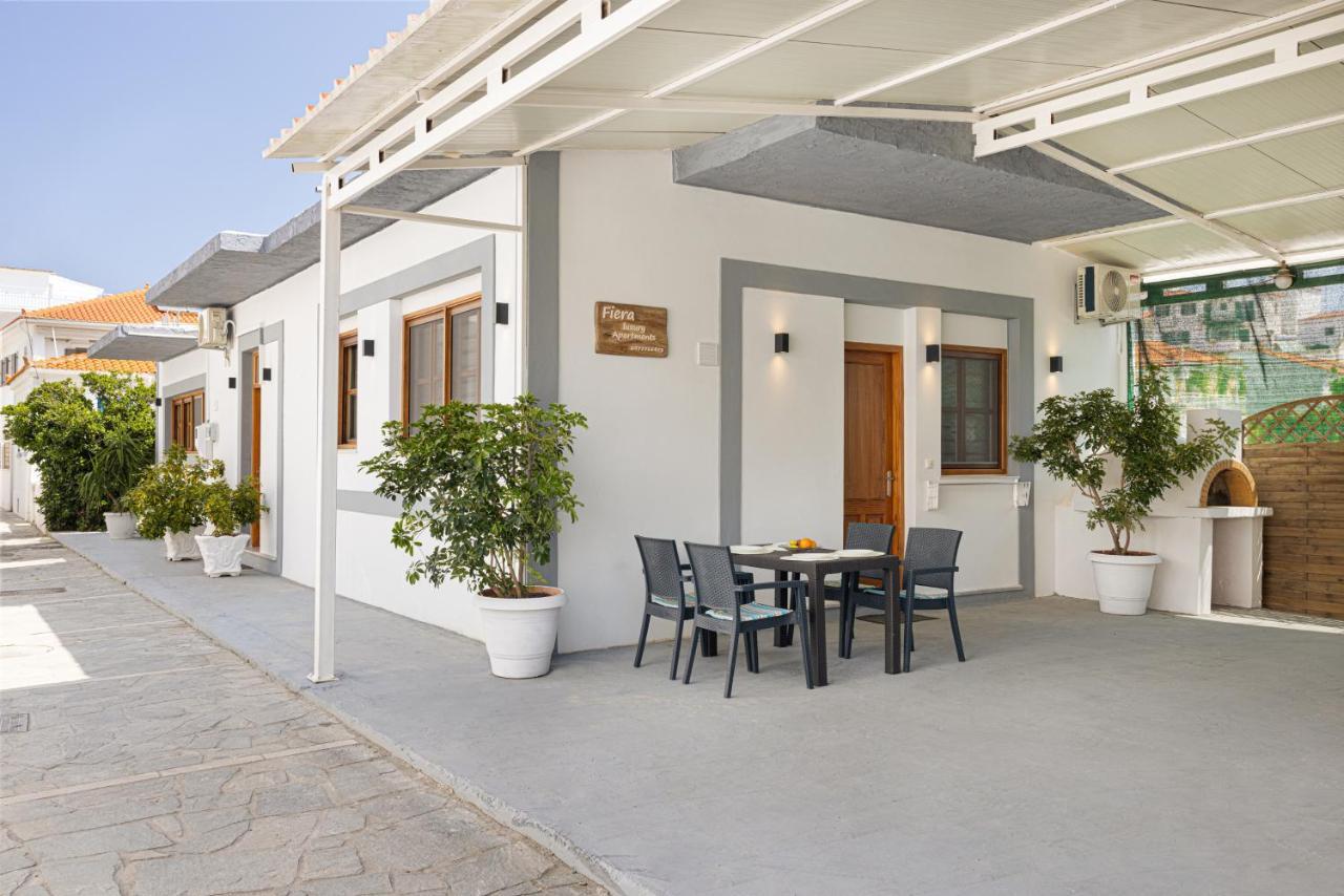 Fiera Luxury Apartments. Kokkari Bagian luar foto